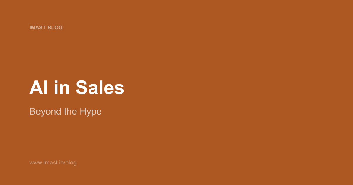 AI in Field Sales: Beyond the Hype